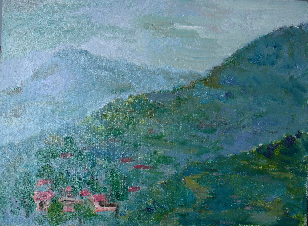 纸面油画