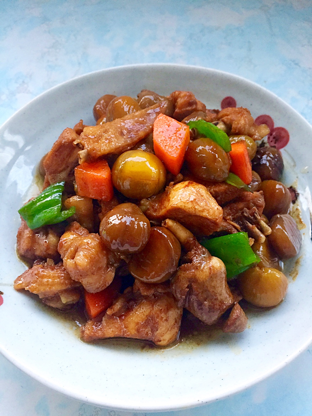 板粟烧鸡