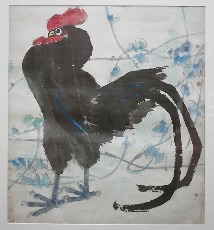 p></p></a>《雄鸡》是李斛20世纪60年代创作的纸本水墨设色中国画. /p>