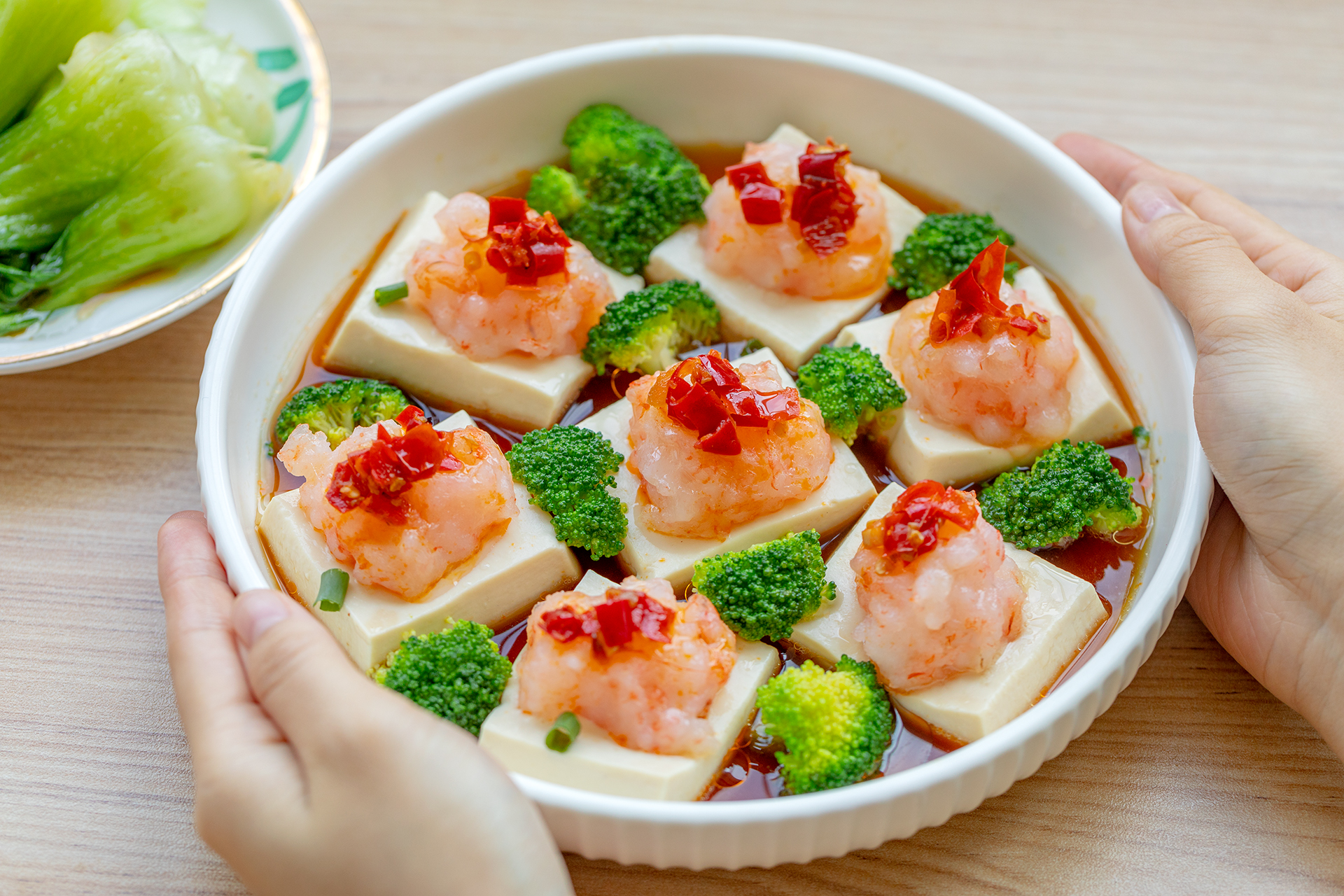 蒸嫩豆腐
