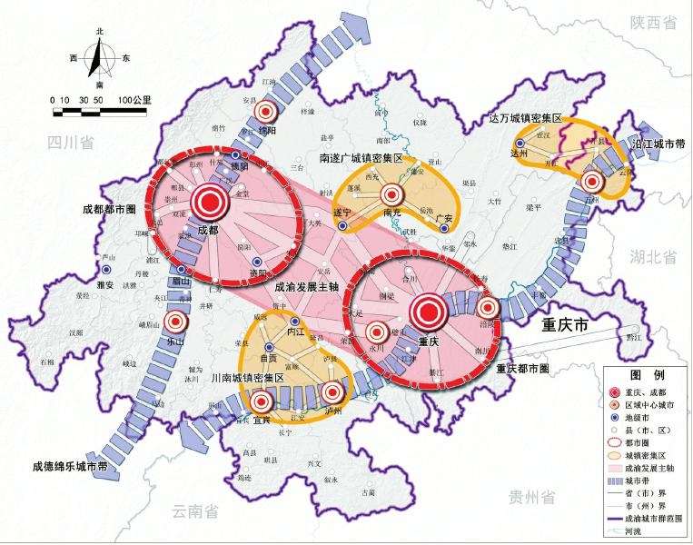 川南城镇密集区