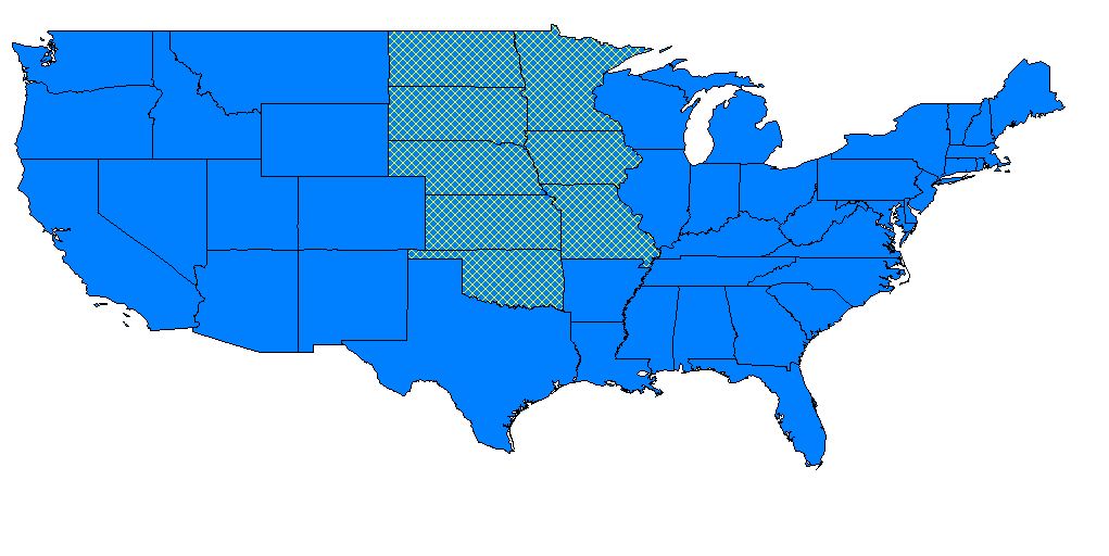 美国行政区划图 全网资源