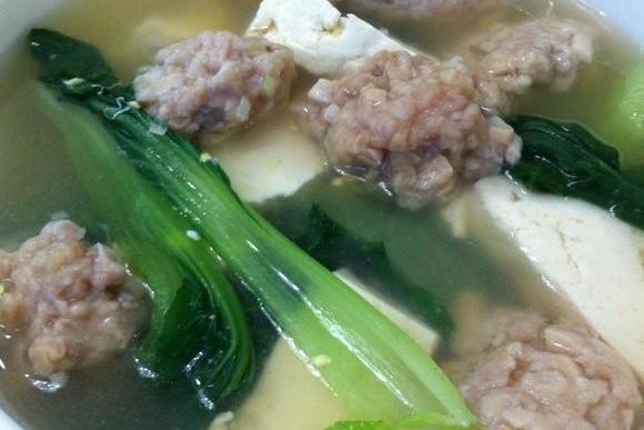 肉丸豆腐汤