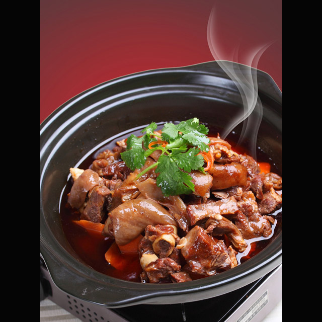 砂锅焖羊肉