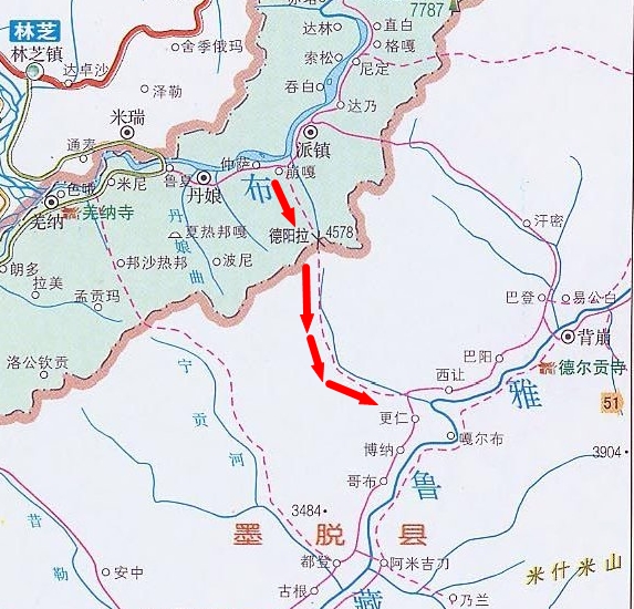 崩西线