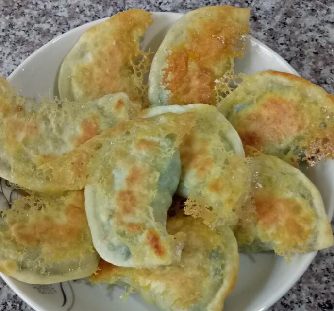 韭菜冰花煎饺
