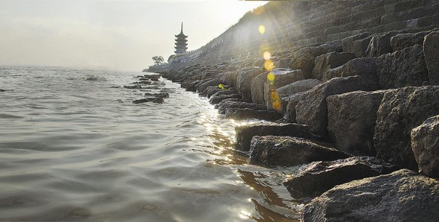 海宁盐官观潮景区