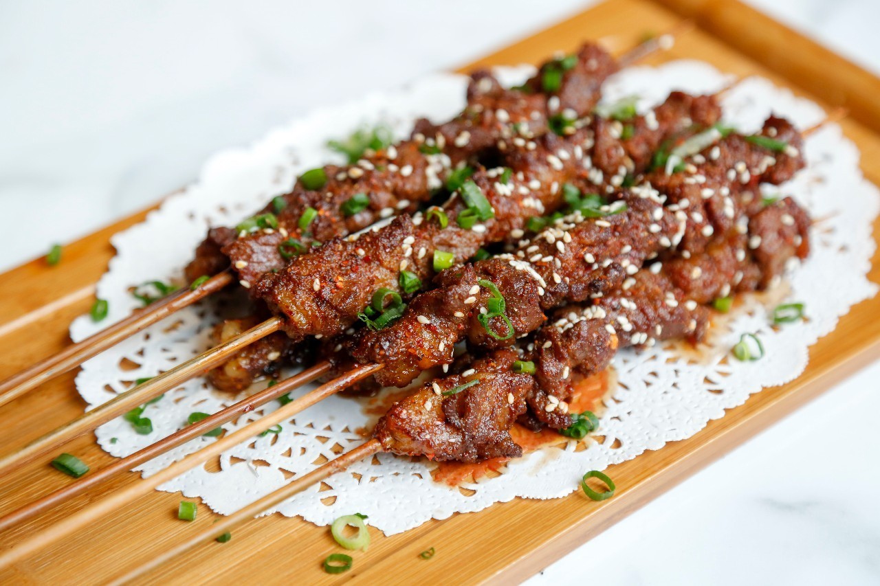 烤牛肉串