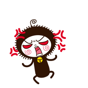 李林芳创作完成,漫画形象是一只海参,全身乌黑但不影响他的可爱和善良