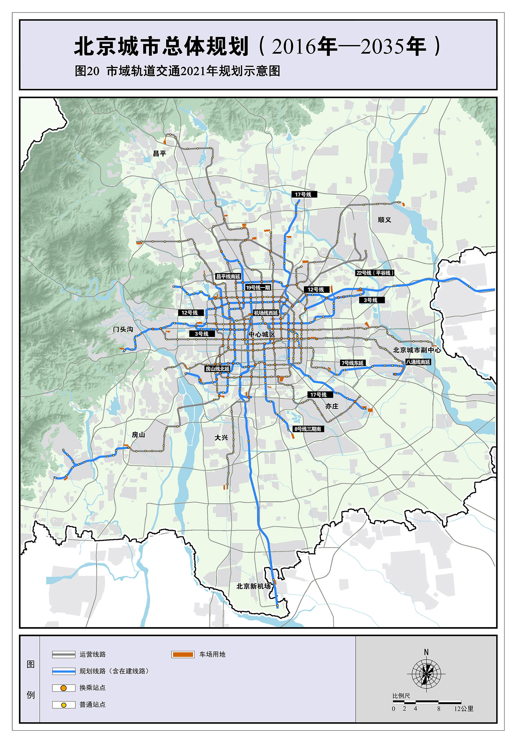 北京城市总体规划