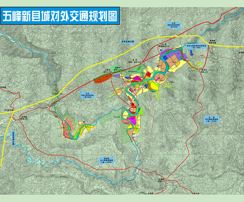  /p> p>宜张高铁线路从宜昌东站引出,向南跨越长江,自五峰进入湖南