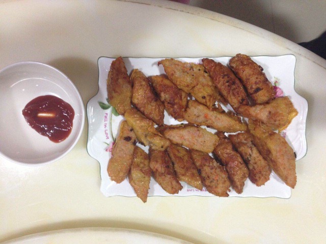 油炸烟肉卷