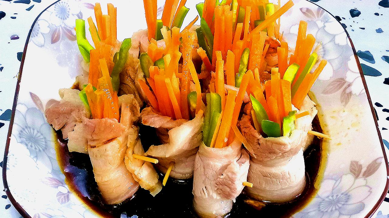 什锦五花肉卷