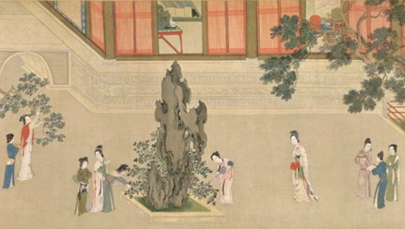 明仇英汉宫春晓图
