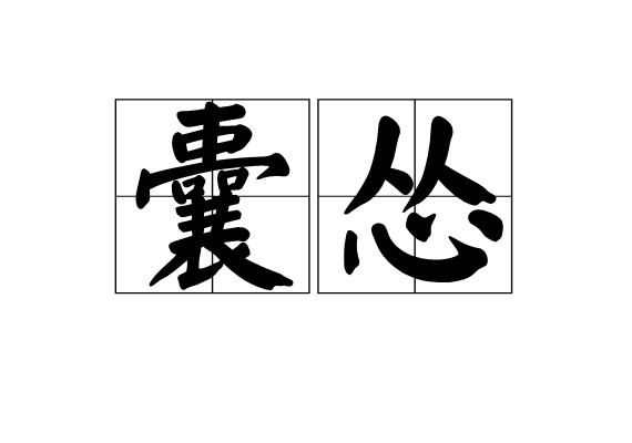 囊怂