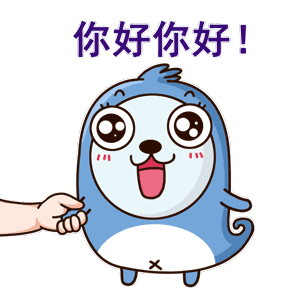 它的原型是一只可爱的小海豚,拟人化地加上了短短的手和脚,让形象呆萌