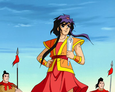 p>哪吒,中国古代神话传说中的神仙,佛教及道教护法神.