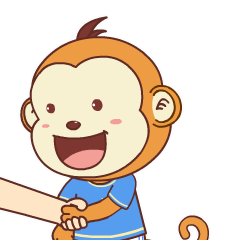 网络动漫表情人物,一款聊天表情工具,出自《欢跃猴日常》四格漫画系列