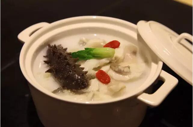 里脊片海参汤