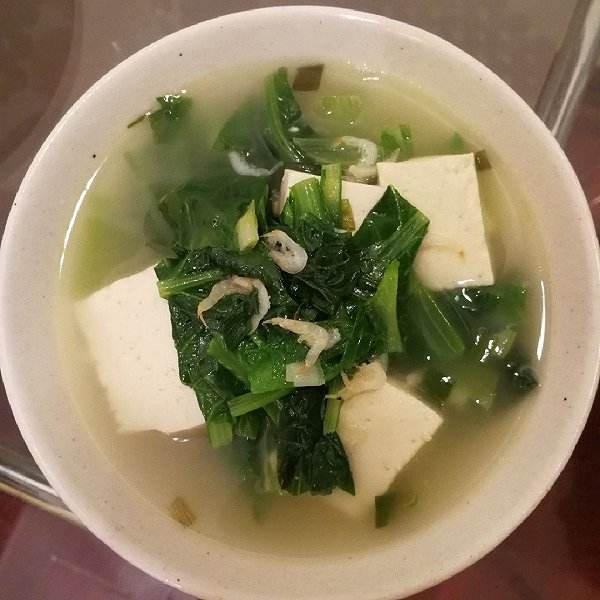 虾皮小白菜汤