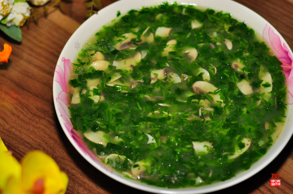 荠菜笋丝羹