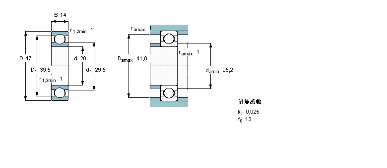 skf w6204轴承