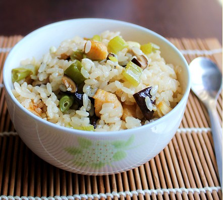 香菇牛肉焖饭