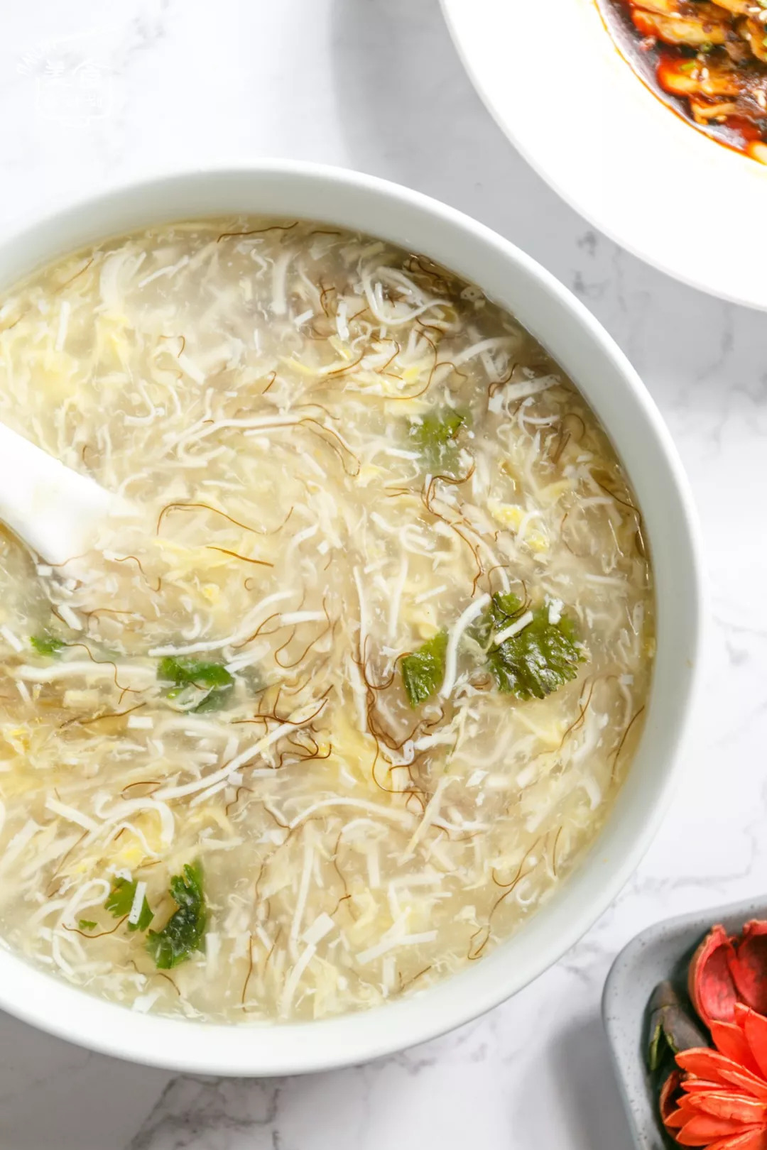 发菜银丝豆腐羹