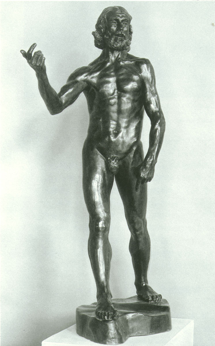 巴尔扎克像由雕塑家<a target="