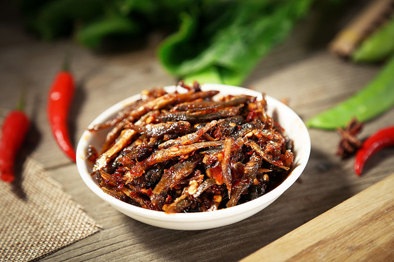 豆干辣椒小鱼