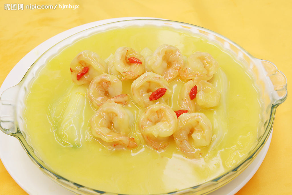 娃娃菜虾仁煮粉丝