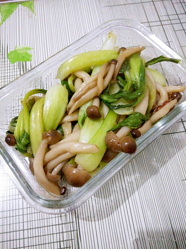 蟹味菇炒小油菜