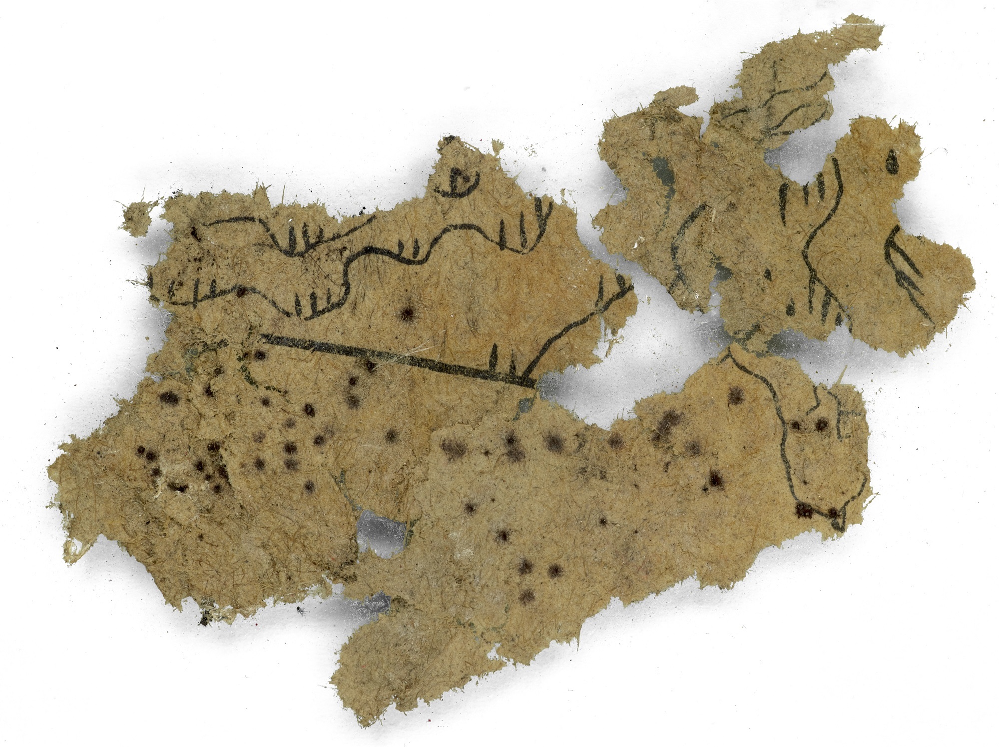 天水放马滩汉纸本地图