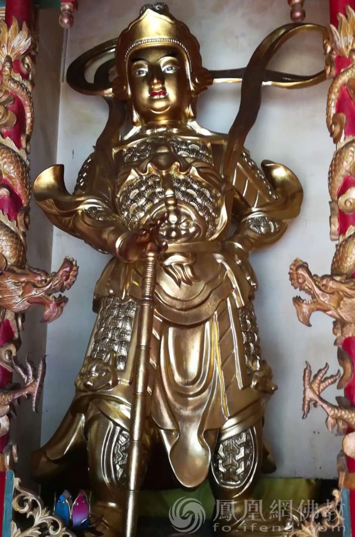 普救禅寺恭迎护法韦陀尊天菩萨 百科ta说