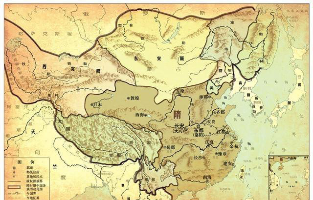 隋朝 /b>(581年～618年)是 a target="_blank" href="/item/中国