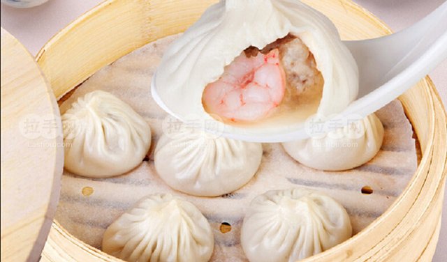 虾仁汤包