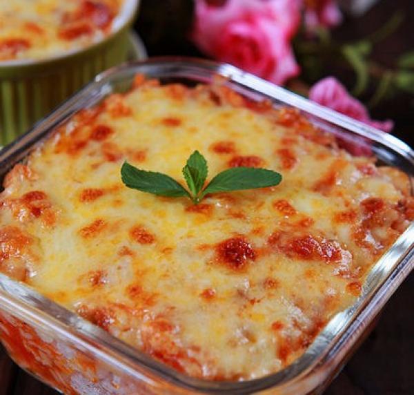 番茄肉酱奶酪焗饭