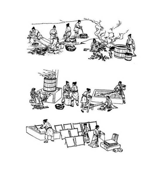 造纸术（中国古代四大发明之一）_百度百科