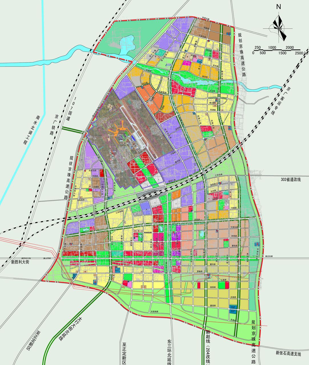 target="_blank" href="/item/河北省">河北省 /a>石家庄市北部,规划