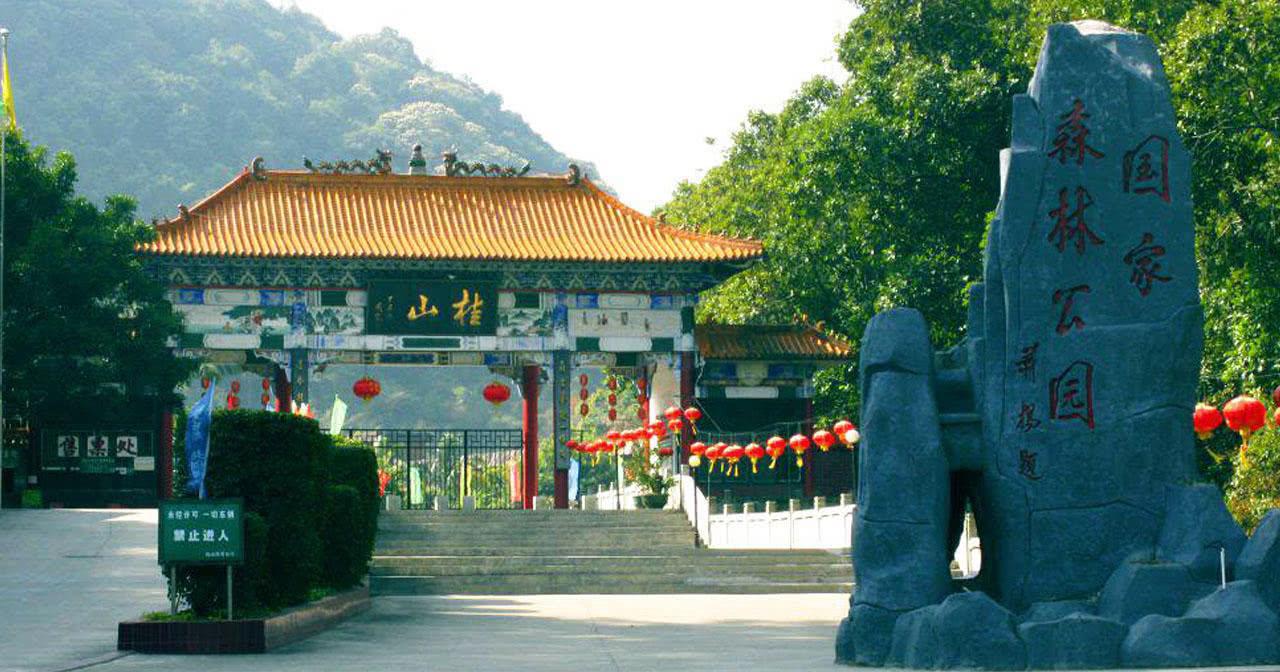 背靠河源第一高峰桂山,面对 a targ