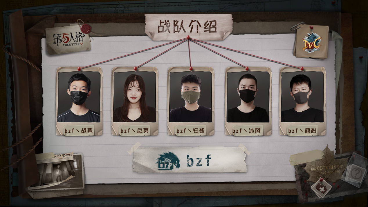  p>bzf战队,中国b站的第五人格战队. /p>