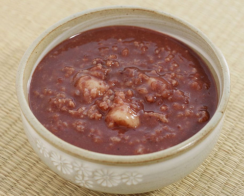 杏仁红豆粥