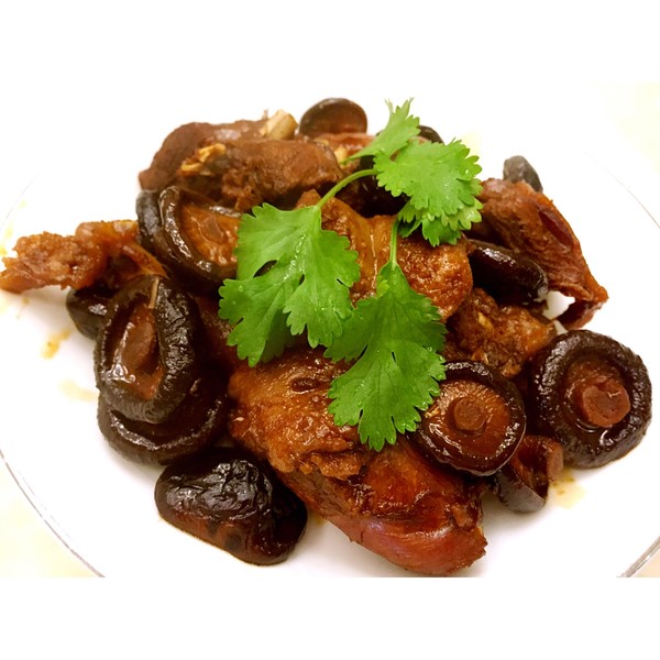 香菇烧鸭肉