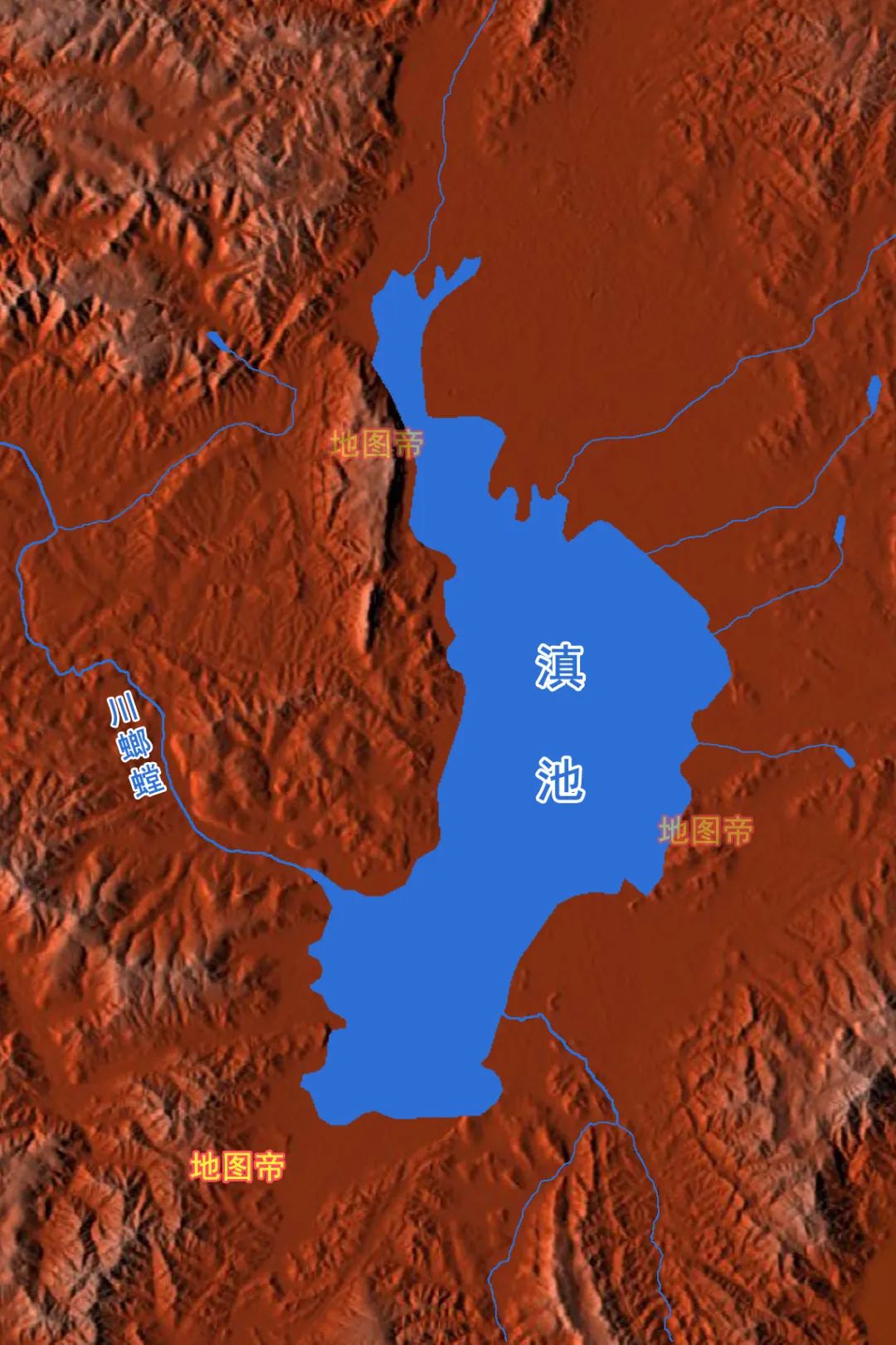 云南三大湖，滇池洱海抚仙湖，竟然分属三大水系？_百科TA说