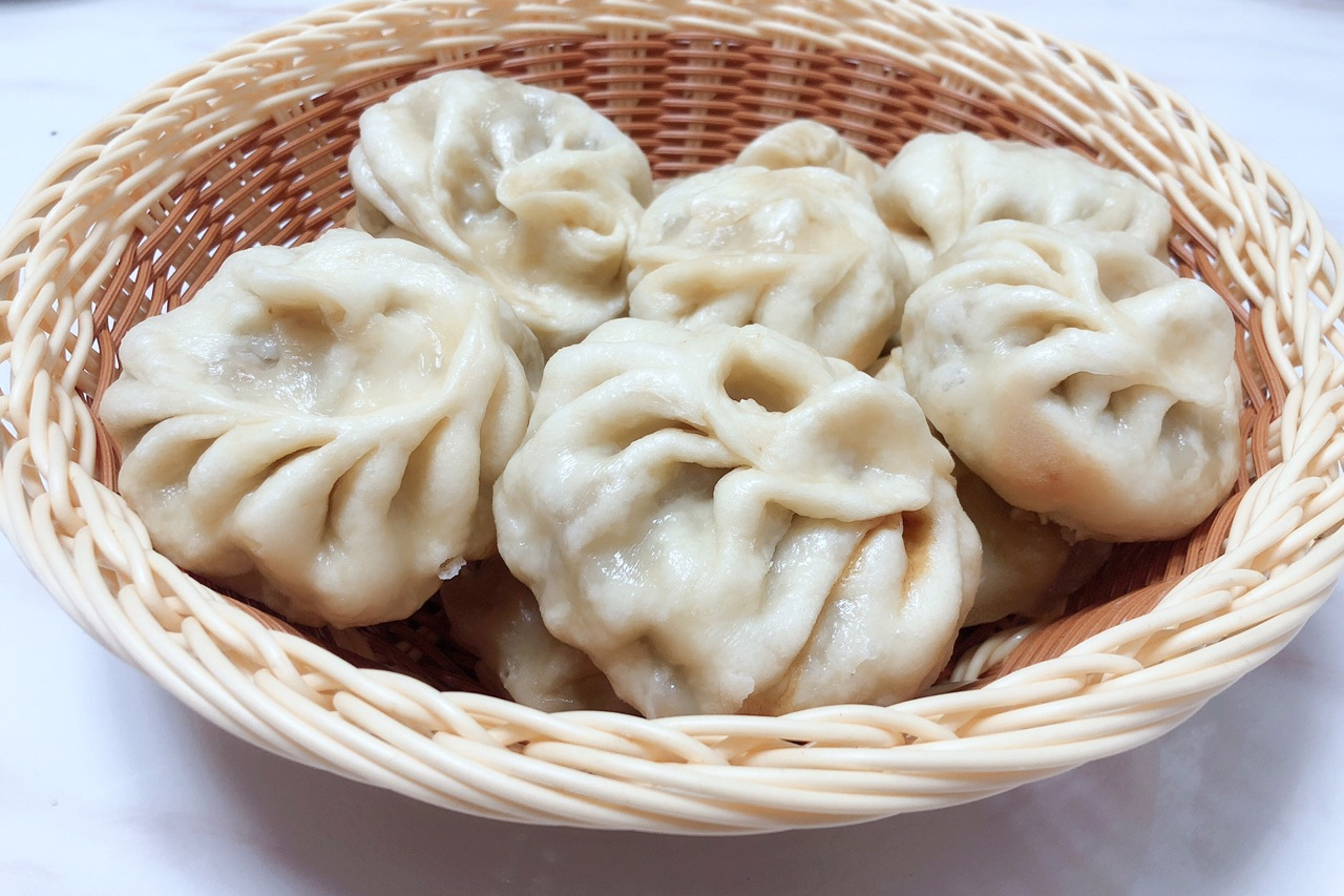 豆角猪肉馅包子