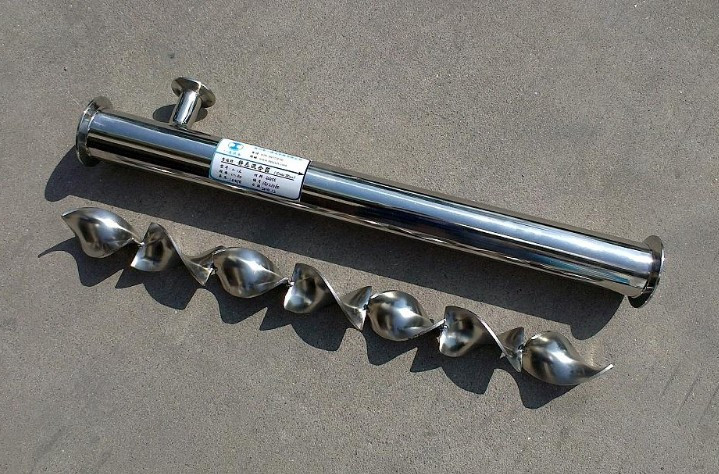  p> b> /b> /p> p>管式静态混合器是利用在管道内设置的多节固定分流