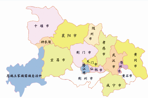 湖北行政区划
