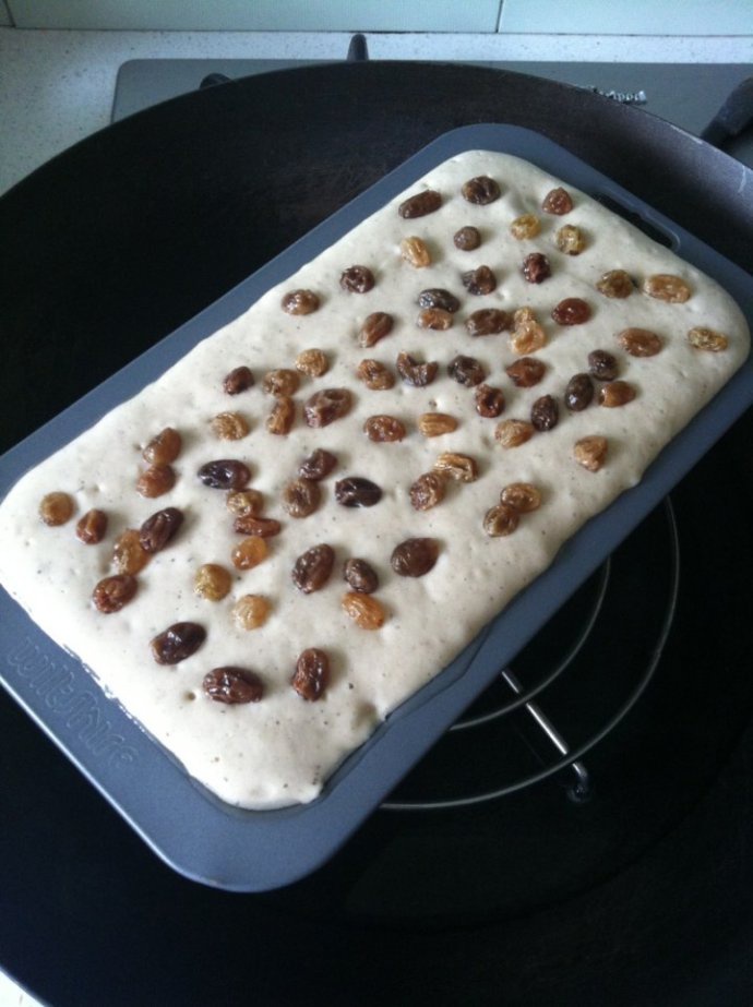 葡萄干荞麦面发糕