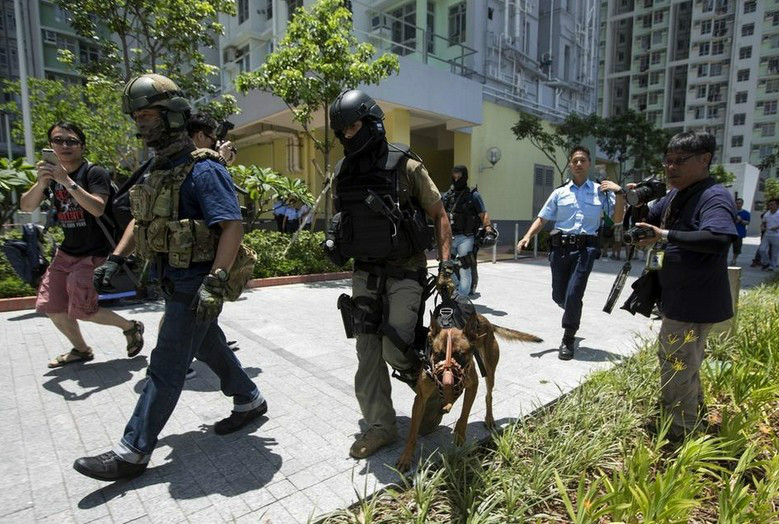  p>香港警务处警察机动部队特别任务连(special duties unit,简称为