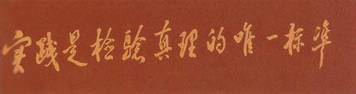 真理是检验实践的唯一标准